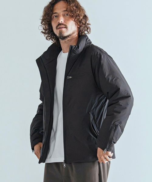 Magine(マージン)の「mj11740-Vertical Stripe Jacquard Thinsulate Padded Stand Collar Blouson パデッドブルゾン(MGN-263-008)(ブルゾン・メンズ・ブラック/ネイビー/オリーブ・44/46/48)」の12枚目の写真