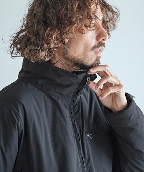 Magine(マージン)の「mj11740-Vertical Stripe Jacquard Thinsulate Padded Stand Collar Blouson パデッドブルゾン(MGN-263-008)(ブルゾン・メンズ・ブラック/ネイビー/オリーブ・44/46/48)」の15枚目の写真