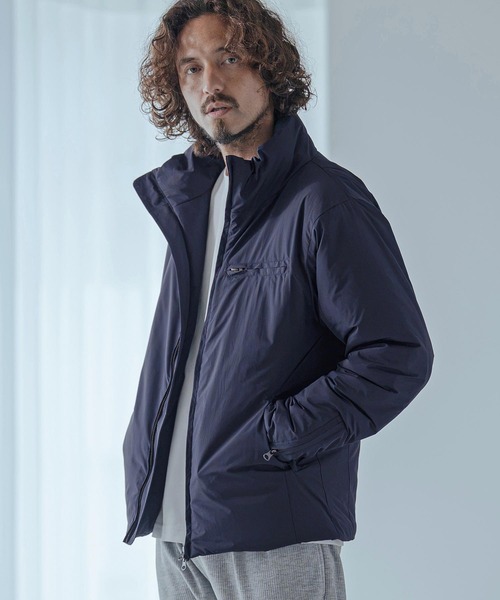 Magine(マージン)の「mj11740-Vertical Stripe Jacquard Thinsulate Padded Stand Collar Blouson パデッドブルゾン(MGN-263-008)(ブルゾン・メンズ・ブラック/ネイビー/オリーブ・44/46/48)」の20枚目の写真