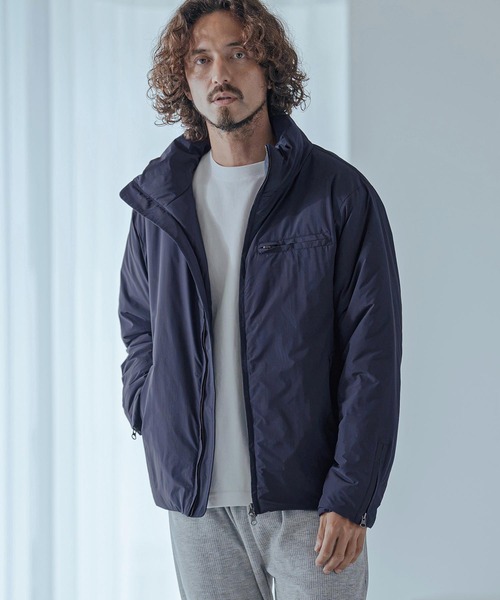 Magine(マージン)の「mj11740-Vertical Stripe Jacquard Thinsulate Padded Stand Collar Blouson パデッドブルゾン(MGN-263-008)(ブルゾン・メンズ・ブラック/ネイビー/オリーブ・44/46/48)」の21枚目の写真