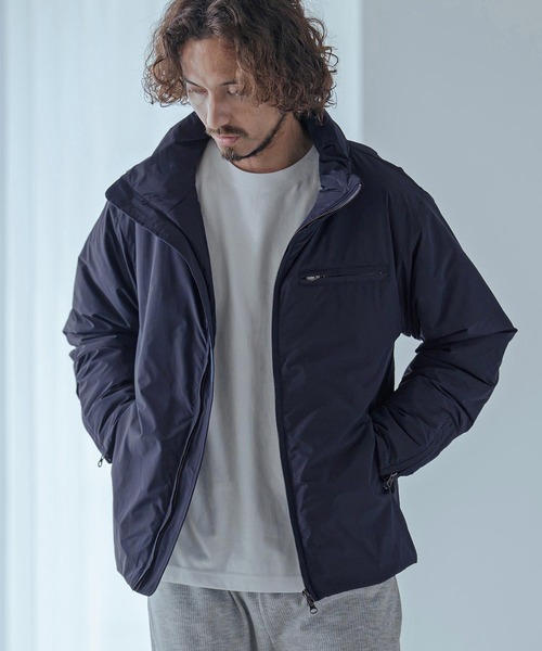 Magine(マージン)の「mj11740-Vertical Stripe Jacquard Thinsulate Padded Stand Collar Blouson パデッドブルゾン(MGN-263-008)(ブルゾン・メンズ・ブラック/ネイビー/オリーブ・44/46/48)」の22枚目の写真