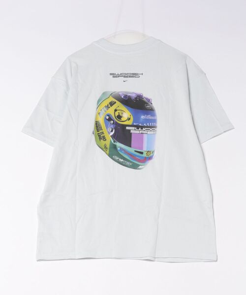 NIKE（ナイキ）の「《NIKEアパレル》ASUNSWTEELSERACEHELMET（Tシャツ/カットソー・メンズ・オフホワイト/ブラック・S/XL/2XL/L/M）」の3枚目の写真