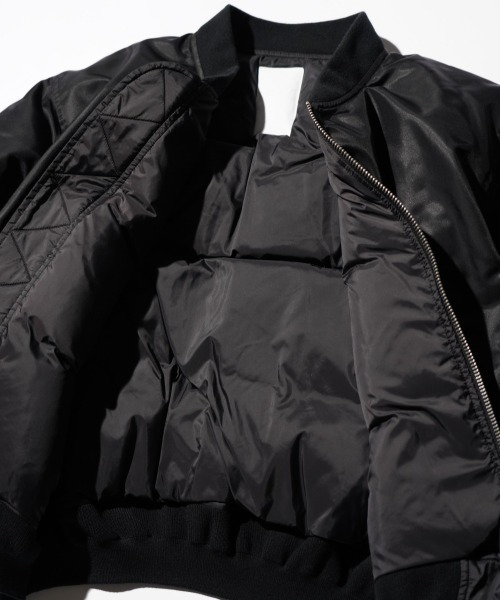 made in standard (メイドインスタンダード)の「MADE IN STANDARD / メイドインスタンダード DOWN LINING MA-1 ダウンMA-1(MA-1・メンズ・カーキ/ブラック・LARGE/MEDIUM)」の9枚目の写真