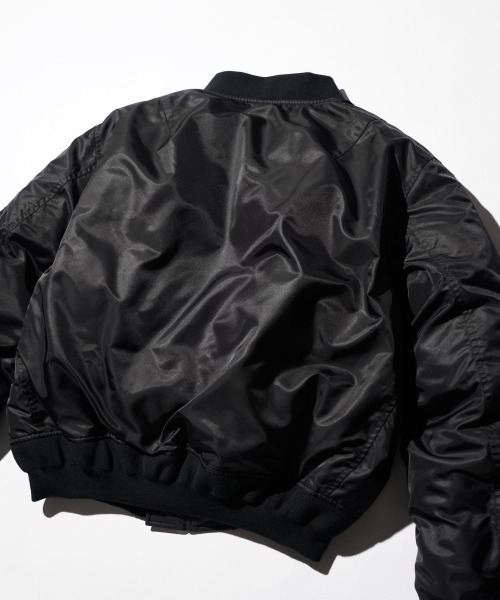 made in standard (メイドインスタンダード)の「MADE IN STANDARD / メイドインスタンダード DOWN LINING MA-1 ダウンMA-1(MA-1・メンズ・カーキ/ブラック・LARGE/MEDIUM)」の10枚目の写真