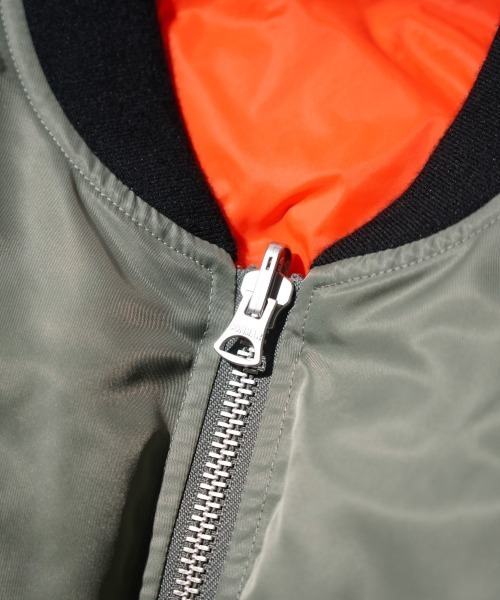 made in standard (メイドインスタンダード)の「MADE IN STANDARD / メイドインスタンダード DOWN LINING MA-1 ダウンMA-1(MA-1・メンズ・カーキ/ブラック・LARGE/MEDIUM)」の14枚目の写真