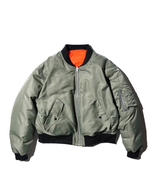 made in standard (メイドインスタンダード)の「MADE IN STANDARD / メイドインスタンダード DOWN LINING MA-1 ダウンMA-1(MA-1・メンズ・カーキ/ブラック・LARGE/MEDIUM)」の11枚目の写真