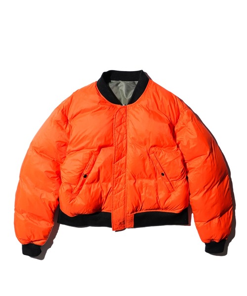 made in standard (メイドインスタンダード)の「MADE IN STANDARD / メイドインスタンダード DOWN LINING MA-1 ダウンMA-1(MA-1・メンズ・カーキ/ブラック・LARGE/MEDIUM)」の12枚目の写真