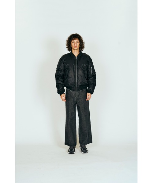 made in standard (メイドインスタンダード)の「MADE IN STANDARD / メイドインスタンダード DOWN LINING MA-1 ダウンMA-1(MA-1・メンズ・カーキ/ブラック・LARGE/MEDIUM)」の20枚目の写真