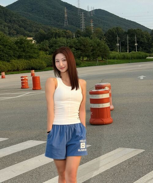 HELLO SUNRISE（ハローサンライズ）の「HS Gym Shorts(W)_Blue（その他パンツ・レディース・ブルー・SMALL/X-SMALL）」の5枚目の写真