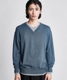 SINSS（シンス）の「Layered V-neck knit / レイヤードVネックニット（ニット/セーター）」