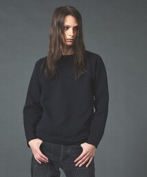 5351 POUR LES HOMMES（ゴーサンゴーイチプールオム）の「ダイアゴナル バイカラー 長袖 ニットT（ニット/セーター）」