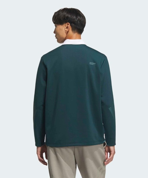 adidas(アディダス)の「ポロシャツ 長袖【adidas Golf/アディダスゴルフ】(ポロシャツ・メンズ・グリーン・MEDIUM/SMALL/X-LARGE/XX-LARGE/LARGE)」の2枚目の写真