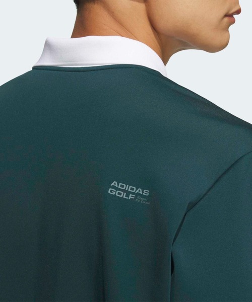adidas(アディダス)の「ポロシャツ 長袖【adidas Golf/アディダスゴルフ】(ポロシャツ・メンズ・グリーン・MEDIUM/SMALL/X-LARGE/XX-LARGE/LARGE)」の6枚目の写真