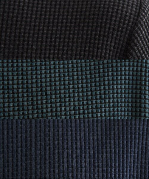 ikka(イッカ)の「ドライワッフルフェイクロンT【親子コーデ】(Tシャツ/カットソー・メンズ・ネイビー/グリーン/ブラウン/ブラック/ベージュ・XL/L/M)」の6枚目の写真