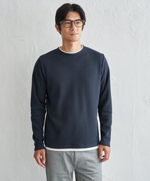 ikka | ドライワッフルフェイクロンT【親子コーデ】(Tシャツ/カットソー)