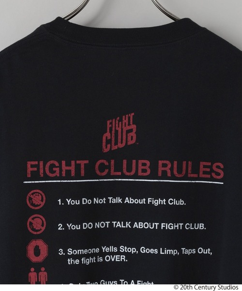 LOWRYS FARM（ローリーズファーム）の「【LFM(U)】CINEMA／Fight Club  TEE　 1044807（Tシャツ/カットソー・メンズ・ブラック・MEDIUM/LARGE）」の7枚目の写真