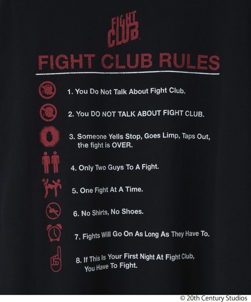 LOWRYS FARM（ローリーズファーム）の「【LFM(U)】CINEMA／Fight Club  TEE　 1044807（Tシャツ/カットソー・メンズ・ブラック・MEDIUM/LARGE）」の9枚目の写真
