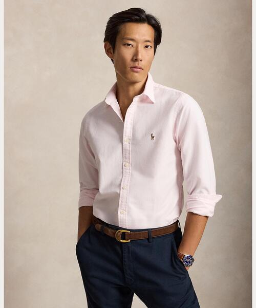 POLO RALPH LAUREN(ポロ ラルフ ローレン)の「クラシック フィット オックスフォード シャツ(シャツ/ブラウス・メンズ・ピンク・L/XS/XL/S/M)」の1枚目の写真