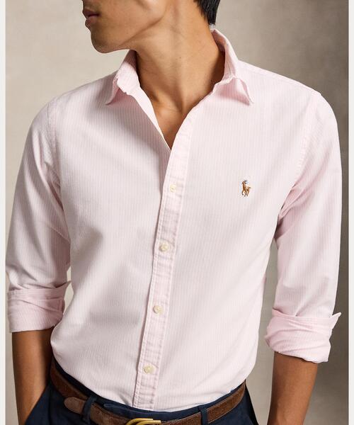 POLO RALPH LAUREN(ポロ ラルフ ローレン)の「クラシック フィット オックスフォード シャツ(シャツ/ブラウス・メンズ・ピンク・L/XS/XL/S/M)」の4枚目の写真