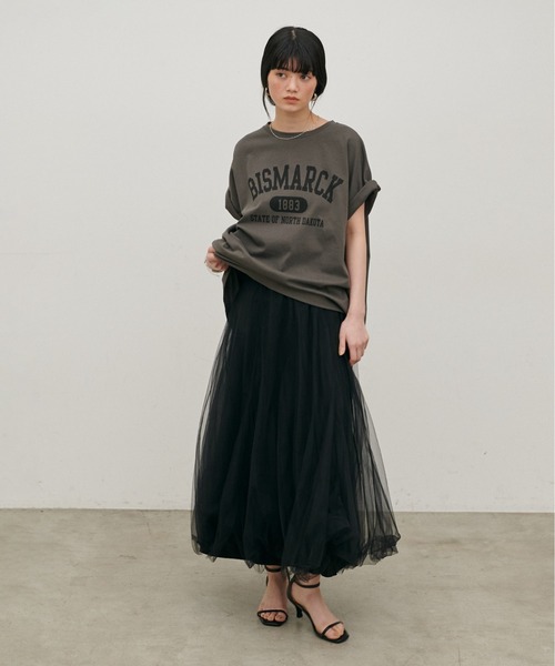 LARUTA（ラルータ）の「【LARUTA】ボリュームチュールスカート（スカート・レディース・ドット/オフホワイト/ブラック/グレー・FREE）」の19枚目の写真