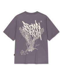 BB HERITAGE EAGLE TAG TEE - PURPLE