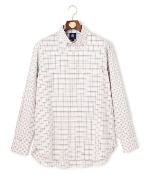J.PRESS（ジェイプレス）の「【柔らかな風合い】J.PRESS MEN コットンビエラ タッタソールチェックシャツ（シャツ/ブラウス・メンズ・グリーン系3/ブルー系3・SMALL/MEDIUM/LARGE/X-LARGE）」の16枚目の写真