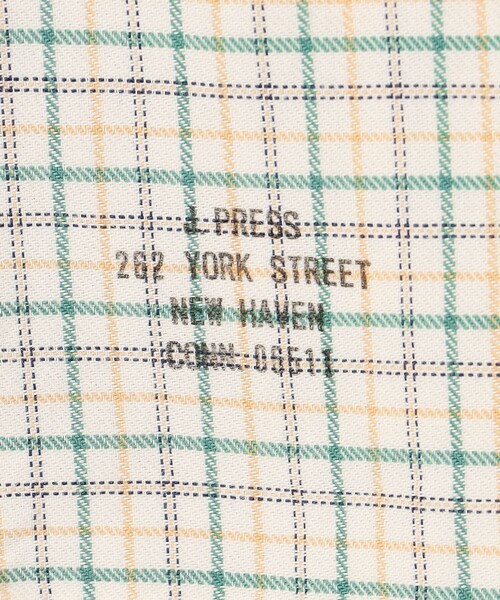 J.PRESS（ジェイプレス）の「【柔らかな風合い】J.PRESS MEN コットンビエラ タッタソールチェックシャツ（シャツ/ブラウス・メンズ・グリーン系3/ブルー系3・SMALL/MEDIUM/LARGE/X-LARGE）」の8枚目の写真