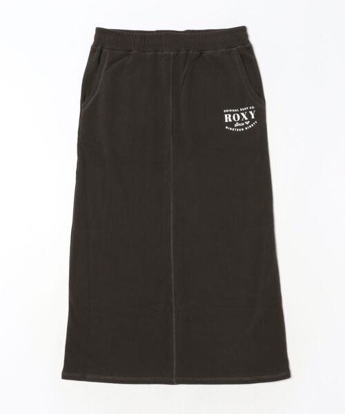 ROXY(ロキシー)の「ROXY JIVY SKIRT ロゴスウェットロングスカート 【2026年秋冬モデル】(スカート・レディース・ベージュ/ブラウン/ブラック系その他・LARGE/MEDIUM/SMALL)」の1枚目の写真