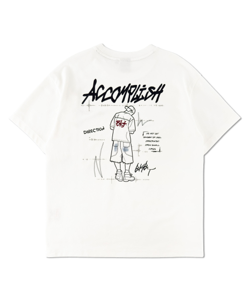 BUNKERBUSTER(バンカーバスター)の「アカンプリッシュドローイング半袖TシャツMQ2TU246_OFF WHITE(Tシャツ/カットソー・メンズ・その他・100/105/110/95)」の1枚目の写真