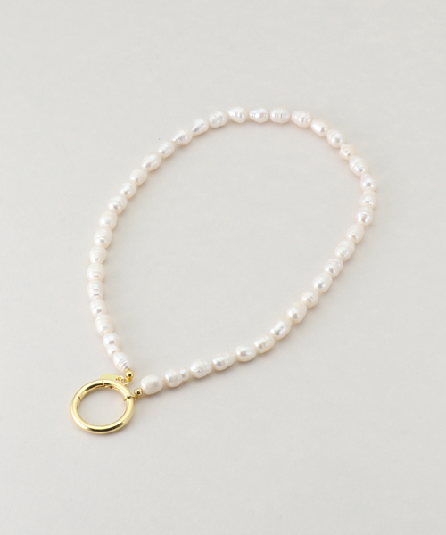 AP STUDIO（エーピーストゥディオ）の「【Sunny Cords/サニーコーズ】Pearly Perl glass glass ring（その他小物・レディース・ゴールド・FREE）」の4枚目の写真