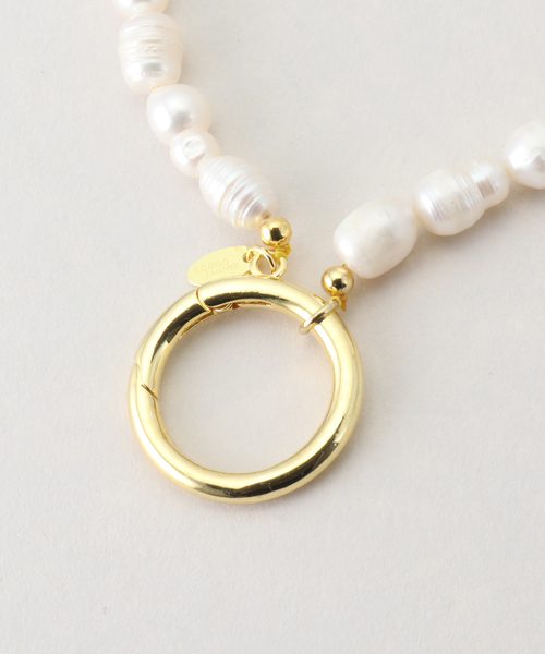 AP STUDIO（エーピーストゥディオ）の「【Sunny Cords/サニーコーズ】Pearly Perl glass glass ring（その他小物・レディース・ゴールド・FREE）」の5枚目の写真