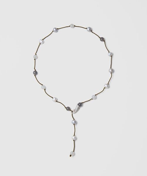 JOURNAL STANDARD(ジャーナルスタンダード)の「【TEINTE/タント】CALLA MIX PEARL CORD NECKLACE(ネックレス・レディース・アイボリー・FREE)」の1枚目の写真