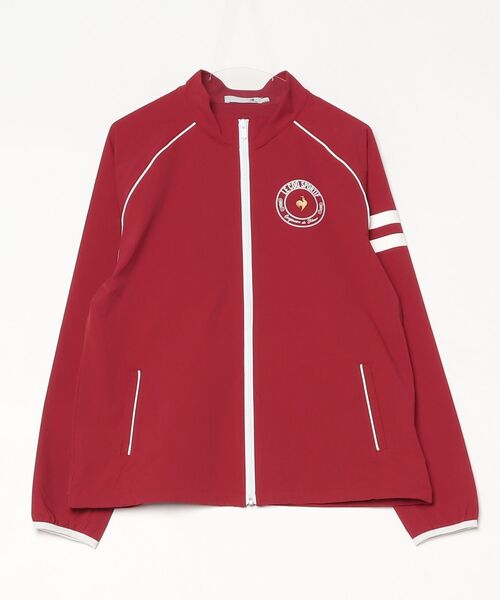 le coq sportif GOLF（ルコックスポルティフゴルフ）の「ルコックゴルフ　フルジップブルゾン（ブルゾン・レディース・レッド/ネイビー/ホワイト・M/S/XXL/L/XL）」の3枚目の写真