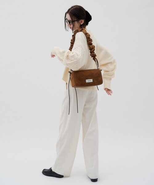 CIAOPANIC TYPY(チャオパニックティピー)の「【TYNNE.】異素材アソートドットギャザーショルダーバッグ(ショルダーバッグ・レディース・カーキ/ブラック/キャメル・ONE SIZE)」の18枚目の写真