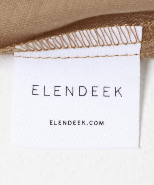 URBAN RESEARCH ROSSO WOMEN(アーバンリサーチ ロッソ)の「ELENDEEK SHEER PEPLUM BLOUSE(シャツ/ブラウス・レディース・チャコールグレー/ベージュ/レッド・FREE)」の4枚目の写真