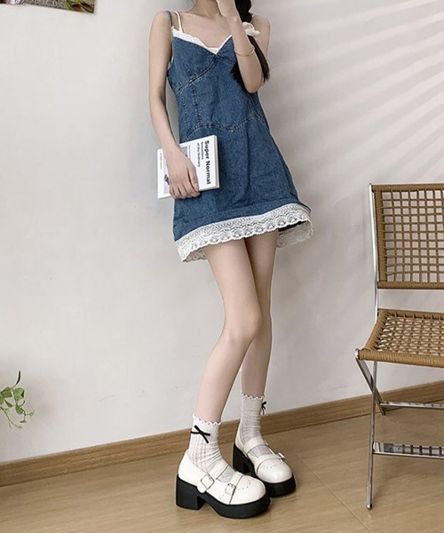 Miniministore(ミニミニストア)の「厚底メリージェーンダブルベルトローファー(ローファー・レディース・アイボリー/ブラック・24.0cm/23.5cm/23.0cm/22.5cm/24.5cm)」の10枚目の写真