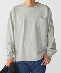 【WEB限定】〈汗染み防止加工〉ポケット ロングスリーブ Tシャツ