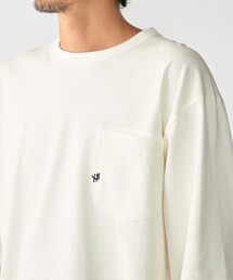 【WEB限定】〈汗染み防止加工〉ポケット ロングスリーブ Tシャツ
