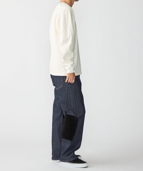 SHIPS（シップス）の「【WEB限定】〈汗染み防止加工〉ポケット ロングスリーブ Tシャツ（Tシャツ/カットソー・メンズ・ホワイト/ダークグレー/グレー/ネイビー・X-LARGE/LARGE/MEDIUM/SMALL）」の11枚目の写真