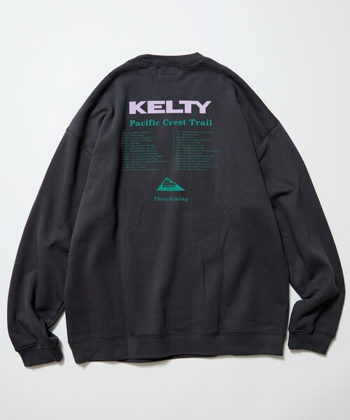 KELTY(ケルティ)の「KELTY/ケルティ 限定展開 KELTY×FREAK'S STORE/ケルティ 別注 ツアーロゴ バックプリント クルーネックスウェット<br>(スウェット・メンズ・ブラック/チャコールグレー/ブラウン/ライトグレー/ベージュ・LARGE/SMALL/MEDIUM)」の20枚目の写真