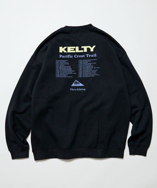 KELTY(ケルティ)の「KELTY/ケルティ 限定展開 KELTY×FREAK'S STORE/ケルティ 別注 ツアーロゴ バックプリント クルーネックスウェット<br>(スウェット・メンズ・ブラック/チャコールグレー/ブラウン/ライトグレー/ベージュ・LARGE/SMALL/MEDIUM)」の22枚目の写真