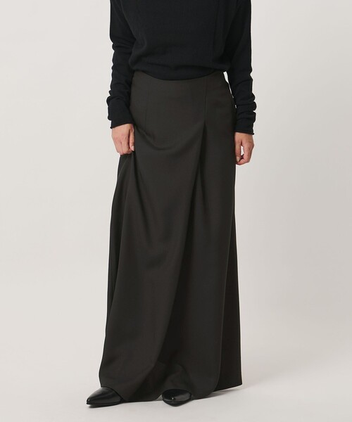 MARW UNITED ARROWS(マルゥ ユナイテッドアローズ)の「<MARW UNITED ARROWS>フロント タック スカート(スカート・レディース・ブラック/ベージュ・34/38/36)」の3枚目の写真