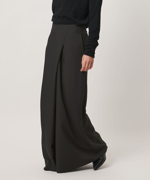 MARW UNITED ARROWS(マルゥ ユナイテッドアローズ)の「<MARW UNITED ARROWS>フロント タック スカート(スカート・レディース・ブラック/ベージュ・34/38/36)」の4枚目の写真