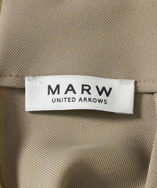 MARW UNITED ARROWS(マルゥ ユナイテッドアローズ)の「<MARW UNITED ARROWS>フロント タック スカート(スカート・レディース・ブラック/ベージュ・34/38/36)」の20枚目の写真