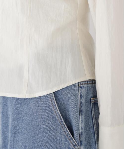 PROPORTION BODY DRESSING(プロポーションボディドレッシング)の「フロントギャザーブラウス / 1216210003(シャツ/ブラウス・レディース・ブラウン/ホワイト系その他/ブルー・FREE)」の17枚目の写真