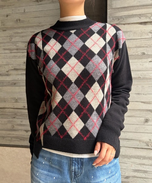 LE CIEL BLEU(ルシェルブルー)の「リブドタートルネック / Ribbed Turtleneck(ニット/セーター・レディース・ブラック/チャコールグレー/ネイビー・36)」の6枚目の写真