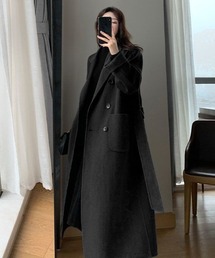 ダブルブレストロングチェスターコート