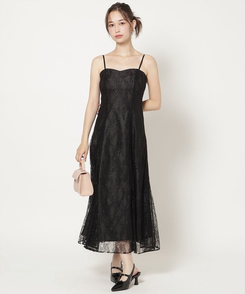 WILLSELECTION(ウィルセレクション)の「バッククロスブラウス×レースキャミワンピース(ドレス・レディース・ラベンダー/ブラック/ミント・FREE)」の9枚目の写真