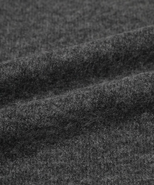 BLACKUP（ブラックアップ）の「[MADE] オフショルダーウール混ニットカーディガン（カーディガン/ボレロ・レディース・ブラック/チャコール・FREE）」の22枚目の写真