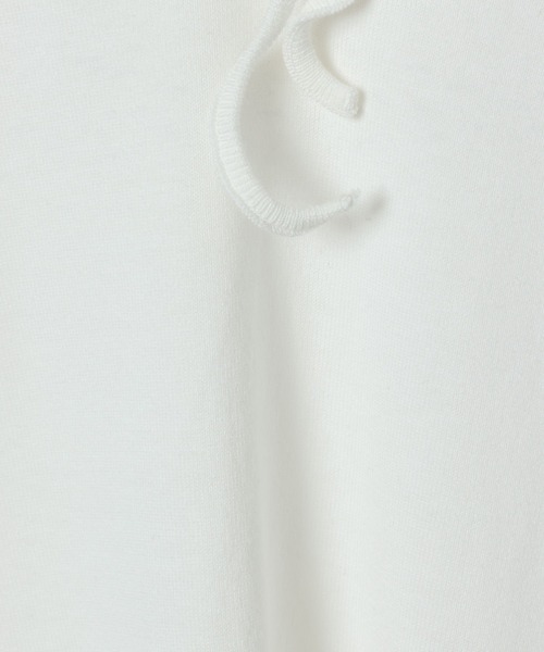eL(エル)の「【eL】14G Curl Code Pullover/1070191(ニット/セーター・レディース・ブラック/オフホワイト・FREE)」の9枚目の写真
